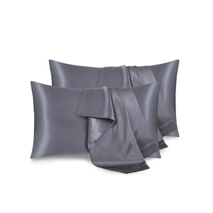 Funda de almohada de seda de morera Natural 100% con infusión de iones plateados con soporte de cremallera Añadir logotipo Funda de almohada para dormir - Product Image 6