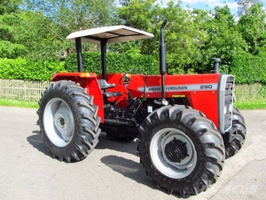 รถแทรกเตอร์มือสอง Massey Ferguson 290 สีแดง ขับเคลื่อน 4 ล้อ เกียร์ธรรมดา ประสิทธิภาพสูง สำหรับใช้งานทางการเกษตร - Product Image 1