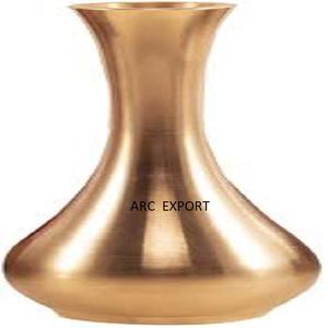 Forma redonda oro pulido Metal aluminio decoración hogar Decoración florero diseñador grande elegante moderno florero y macetas - Product Image 4