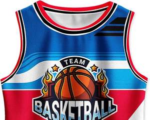 Camisetas de Baloncesto para Niños, Conjuntos de Camisetas de Malla sin Mangas para Niños y Niñas, Uniformes de Entrenamiento Deportivo Juvenil - Product Image 6