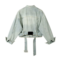 2025 Meistverkaufte Premium-Qualität Damen Loose-Fit Casual Jeansjacke Atmungsaktive Baumwolle Gestrickte Knopfjacke Herbst Winter OEM-Service