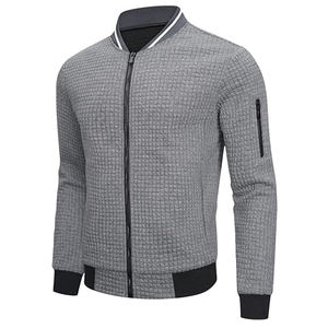 แจ็กเก็ตบอมเบอร์แขนยาวคอลูกเรือปักตัวอักษรเสื้อโค้ทผ้าลูกฟูกสำหรับผู้หญิงแจ็คเก็ตฤดูหนาว - Product Image 3