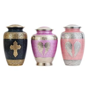 Urnes personnalisées en métal décoratives |   Finition de qualité artisanale polie |   Vente en gros en vrac d'usine - Product Image 1