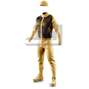 Pantalon de baseball personnalisé imprimé par sublimation, en tissu athlétique respirant avec fermeture éclair, pour entraînements et matchs de ligue pour hommes - Product Image 1