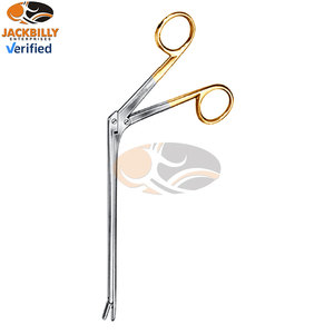 JACKBILLY Acero inoxidable de alta calidad Ángulo de 45 grados Disco intervertebral Rongeur 2X10mm Eje de mordida 9 pulgadas Potencia manual - Product Image 3