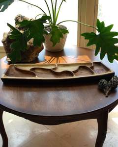 Plateau en bois de qualité unique Plateau au design simple classique haut de gamme pour la maison Hôtel Restaurants Taille personnalisée pour servir des fruits secs - Product Image 2