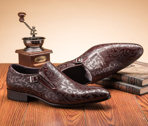 Classic Men's Leather Formal Business Shoes Cowhide Lace up Oxfords Durable Stitching for Daily Work Meeting Men's Leather Shoes - Product Image 4