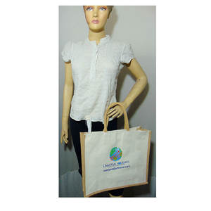 Bolsas de la compra de yute y lona ecológicas de la India disponibles a precios al por mayor - Product Image 3