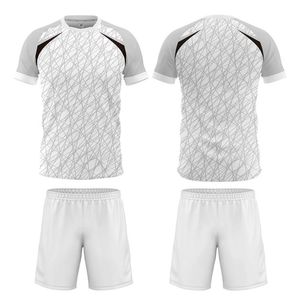 Ensemble de vêtements de football personnalisables Chemises et shorts en maille confortables Uniforme élégant - Product Image 2