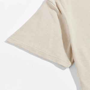 Vente en gros de t-shirts en coton pour femmes, robe surdimensionnée avec logo personnalisé, vêtements décontractés pour femmes, t-shirts pour femmes - Product Image 5