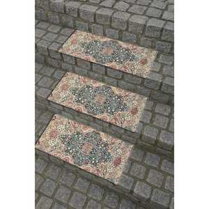 Alfombra con Estampado Floral Vintage - Fácil de Limpiar, Lavable a Máquina, Secado Rápido, Alfombra de Entrada - Product Image 5