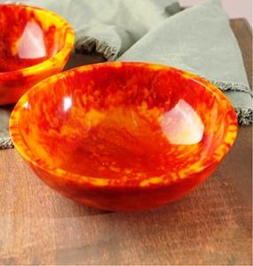 Meilleures ventes en Inde, bol et plat de service en résine décorative moderne, écologique, fait à la main, passe au lave-vaisselle, pour la maison et les fêtes - Product Image 5