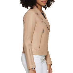 Veste en cuir professionnelle de qualité supérieure pour femmes en nylon respirant à quantité minimale de commande bas Logo personnalisé imprimé décontracté élégant nouveau support à la mode - Product Image 3