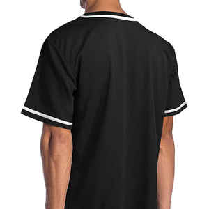 Maillot de baseball personnalisé de haute qualité à deux boutons avec manches courtes pour hommes femmes garçons chemises de softball incluses - Product Image 6