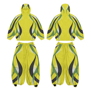 Ensembles coupe-vent streetwear hiver délavés aux acides couleur Pantone avec design personnalisé pour collections en marque blanche - Product Image 4