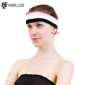 Diademas deportivas personalizadas para niña, bandanas deportivas para la cabeza, Diadema de algodón para el sudor - Product Image 3