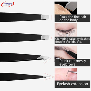 Recién llegado, pinzas para cejas, el mejor diseño, instrumentos de belleza de acero inoxidable con impresión de logotipo personalizado - Product Image 3