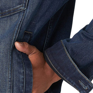 Veste en jean d'hiver de haute qualité à la mode pour hommes prix de gros vestes en jean respirantes sur mesure pour hommes - Product Image 5