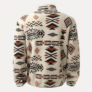 Veste en sherpa douce au toucher, intérieur en polaire chaud, veste en sherpa d'hiver pour un confort quotidien - Product Image 2