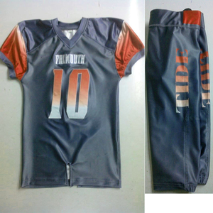 Uniformes de football américain brodés de qualité supérieure Uniforme de football en sergé Sublimation Vêtements de football américain - Product Image 5