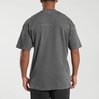 T-shirts personnalisés 100 % coton pour hommes, coupe oversize, manches courtes, imprimé formel, écologiques, infroissables, en tissu tricoté 220g