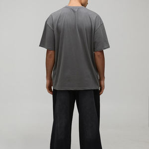 Camisetas de Manga Corta para Hombre, Estilo Urbano, Verano, 100% Algodón, Lavado Ácido, Transpirables, al por Mayor - Product Image 2