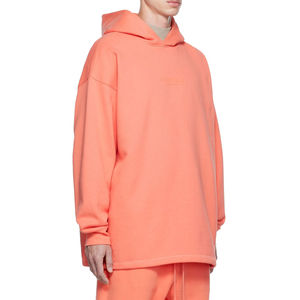 ชุดวอร์มผู้ชายคุณภาพสูง เสื้อฮู้ดแบบสวมหัว ทรงโอเวอร์ไซส์ ผ้าหนานุ่ม ทรงหลวมไหล่ตก สไตล์แบ็กกี้ ผ้าฟลีซคอตตอน 100% - Product Image 3