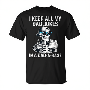 Camiseta retro de Halloween con diseño de esqueleto y chistes para papá, para la celebración del Día del Padre - Product Image 2