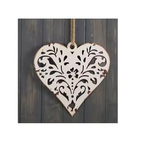 Decoración de Boda, Artesanía de Madera, Forma de Corazón, Organizador Colgante Navideño, Decoración para Fiestas, Eventos y Festivales - Product Image 2