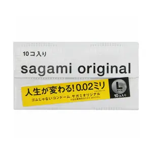 JAPAN Sagami Rubber Industries Sagami Original 002 L-Tamaño 10-Pack