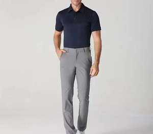 Pantalon de jogging pour homme en mélange polyester/coton, velours côtelé, infroissable, avec cordon de serrage, confortable, décontracté, vêtement de sport, logo personnalisé - Product Image 6