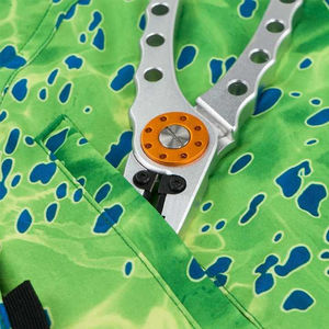 Shorts de pêche décontractés personnalisés OEM à séchage rapide en polyester hybride élastique avec logo et impression numérique pour le fitness - Product Image 5