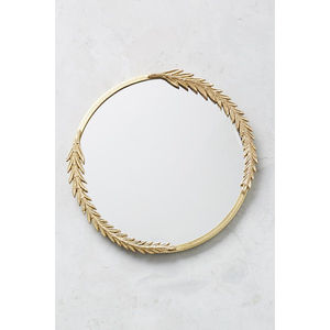 New Stylish Home Wall Decorative Mirror Wall Display Premium Quality Metal Mirror <b>Frame</b> Wall <b>Mounted</b> Bathroom Decorative Mirror - Product Image 1