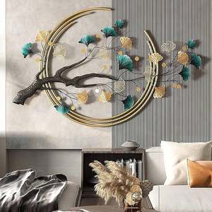 Hot Seller Décoration murale en métal moderne Pièces de décoration intérieure Arts muraux de luxe de haute qualité du fournisseur indien. - Product Image 4