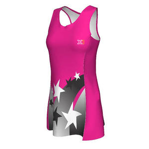 La coupe et la couture parfaites possèdent votre demande avec de bons services d'OEM de matériel tendance nouvel uniforme de Netball de mode - Product Image 1
