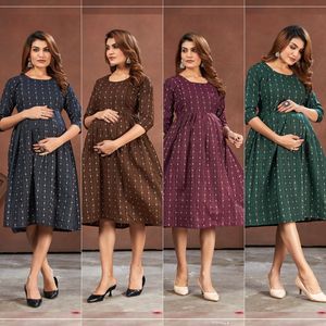 Abito di premaman elegante elegante di qualità Premium per occasioni speciali e matrimoni disponibili a prezzi accessibili