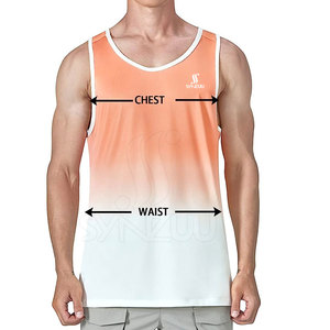 Camiseta sin Mangas de Secado Rápido para Hombre, de Alta Calidad, en Algodón y Fibra de Bambú, Tejido de Punto, Diseño Sólido, Transpirable, para Gimnasio y Entrenamiento, OEM - Product Image 5