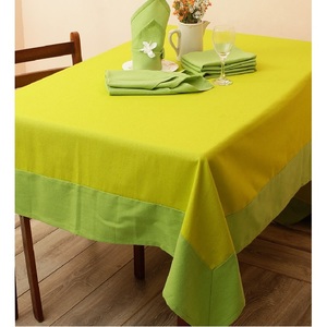 CustomLuxury Wholesale Cotton Dining Table Cloth <b>Rectangle</b> plaid embroidery less linen White Unique Party Wedding Technics Style - Product Image 2