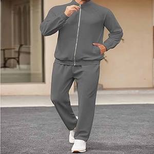 Ensemble de survêtement pour homme de qualité supérieure, 100% coton, respirant, séchage rapide, logo personnalisé, service OEM, téléchargé par Dress Sports - Product Image 5