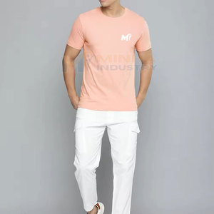 เสื้อยืดคุณภาพสูงสำหรับผู้ชาย เสื้อยืดน้ำหนักเบา เสื้อยืดสีตามสั่ง เสื้อยืดลำลอง เสื้อยืดผู้ชาย - Product Image 5