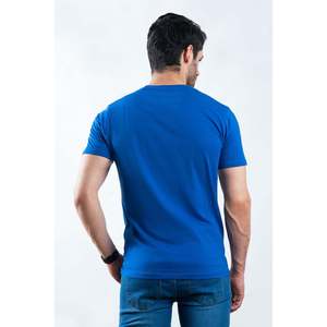 Camiseta Deportiva Básica de Algodón con Cuello Redondo para Hombre Unze London, 100% Jersey, Corte Holgado, Diseño Comprimido, Camiseta de Algodón Unze London - Product Image 3