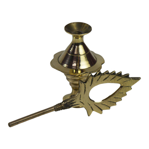 Vacío Surmadani Kajal Maquillaje de ojos Surma Dani Regalo único para maquillaje de ojos y aspecto atractivo Forma redonda Color dorado - Product Image 4