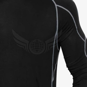 Fabricant pakistanais Logo personnalisé Rash Guard Concevez votre propre Rash Guard pour hommes au meilleur prix - Product Image 3