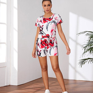 Mode luxe solide respirant Yoga porter deux pièces Sport Leggings ensemble pour les femmes taille haute taille élastique Fitness entraînement - Product Image 1