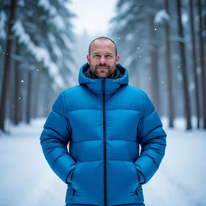 Chaqueta acolchada de burbujas transpirable del fabricante 2025 para hombre, ropa de abrigo de invierno personalizable con abrigo brillante - Product Image 4