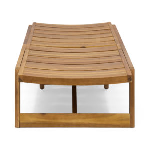 Tumbona de madera de teca para exteriores hecha en Indonesia - Product Image 4