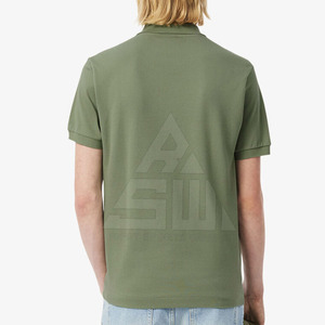 Chemise à manches courtes décontractée pour hommes actifs, en tricot solide, en élasthanne/polyester, séchage rapide, évacuation de l'humidité, pour les aventures en plein air estivales - Product Image 3