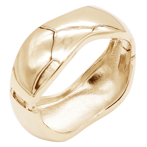 Eleganti bracciali a cerniera placcati oro, braccialetti in argento per donna, design geometrico, gioielli raffinati per l'uso quotidiano BG5513 - Product Image 3