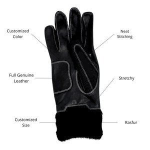 Guantes Deportivos de Invierno Personalizados, Forrados de Felpa, Ajustables, para Ciclismo, con Agarre de Silicona - Product Image 3