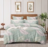Ensemble de Literie Luxe Imprimé Housse de Couette et Drap-Housse Tendance 100% Coton Taille King à Prix d'Usine Fabriqué en Inde